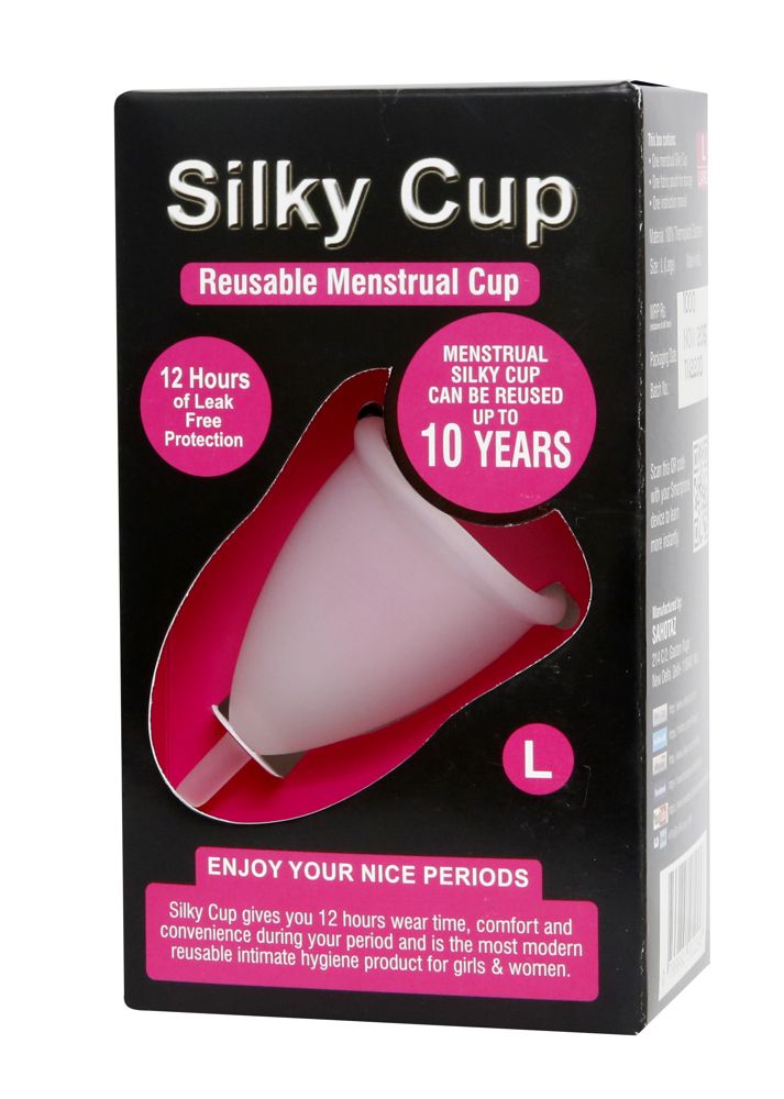 Silky Cup Menstrual Cup feminine hygiene products  vs Silicone Cup for periods and Silicone menstrual cup